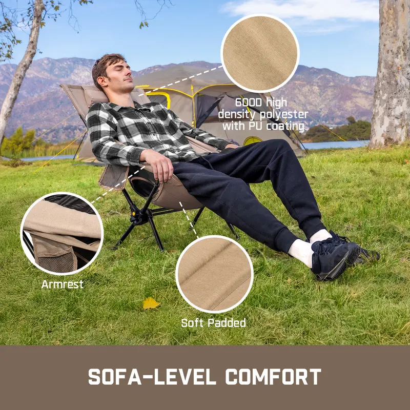 Portable Folding Rocking Camping Chair