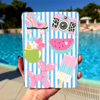 Kindle Clear Case Insert | Summer Retro Insert by The Saltwater Press