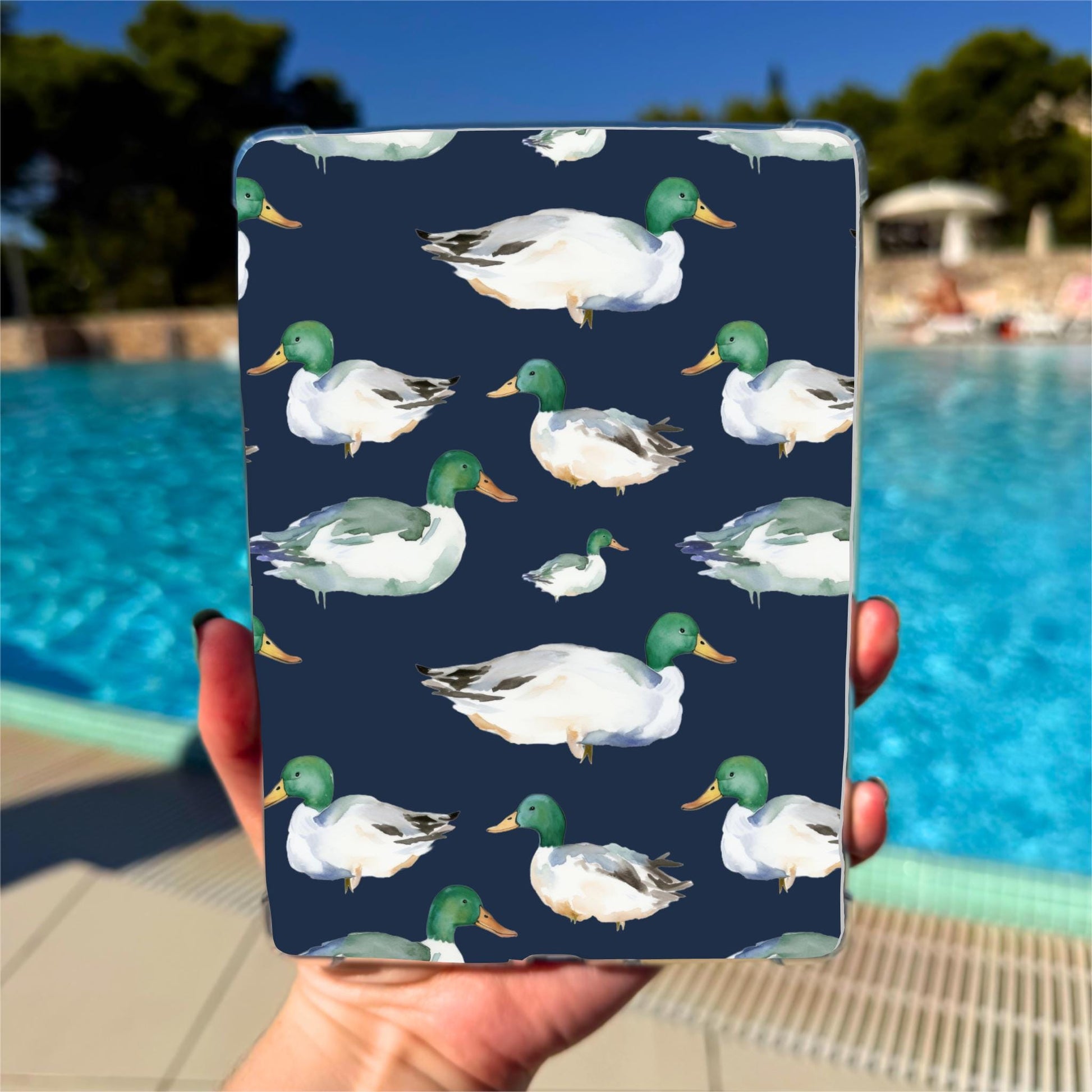 Kindle Clear Case Insert | Mallard Duck by The Saltwater Press