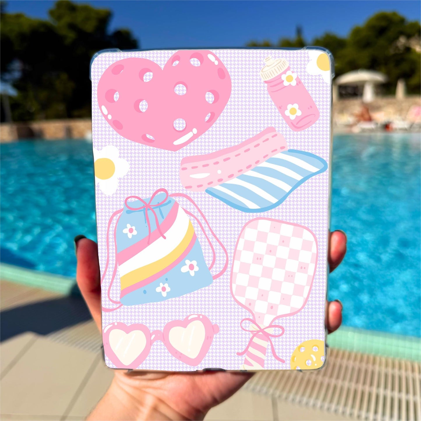 Kindle Clear Case Insert | Pickleball by The Saltwater Press
