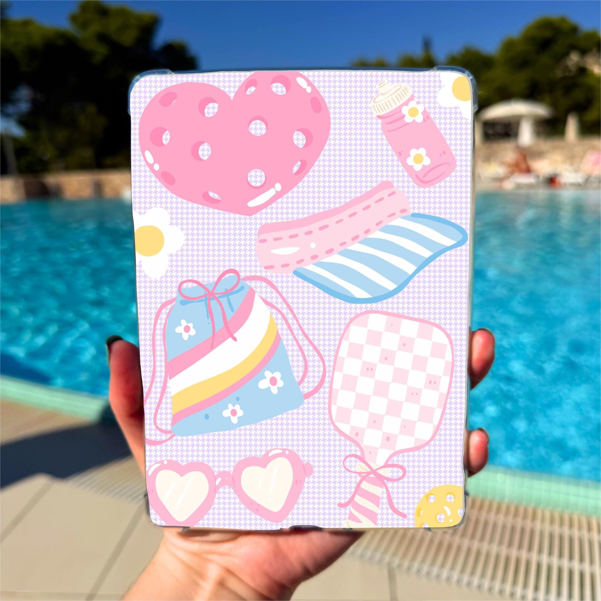 Kindle Clear Case Insert | Pickleball by The Saltwater Press