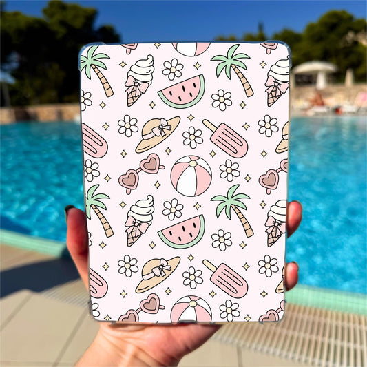 Kindle Clear Case Insert | Summer Beach Inspired by The Saltwater Press