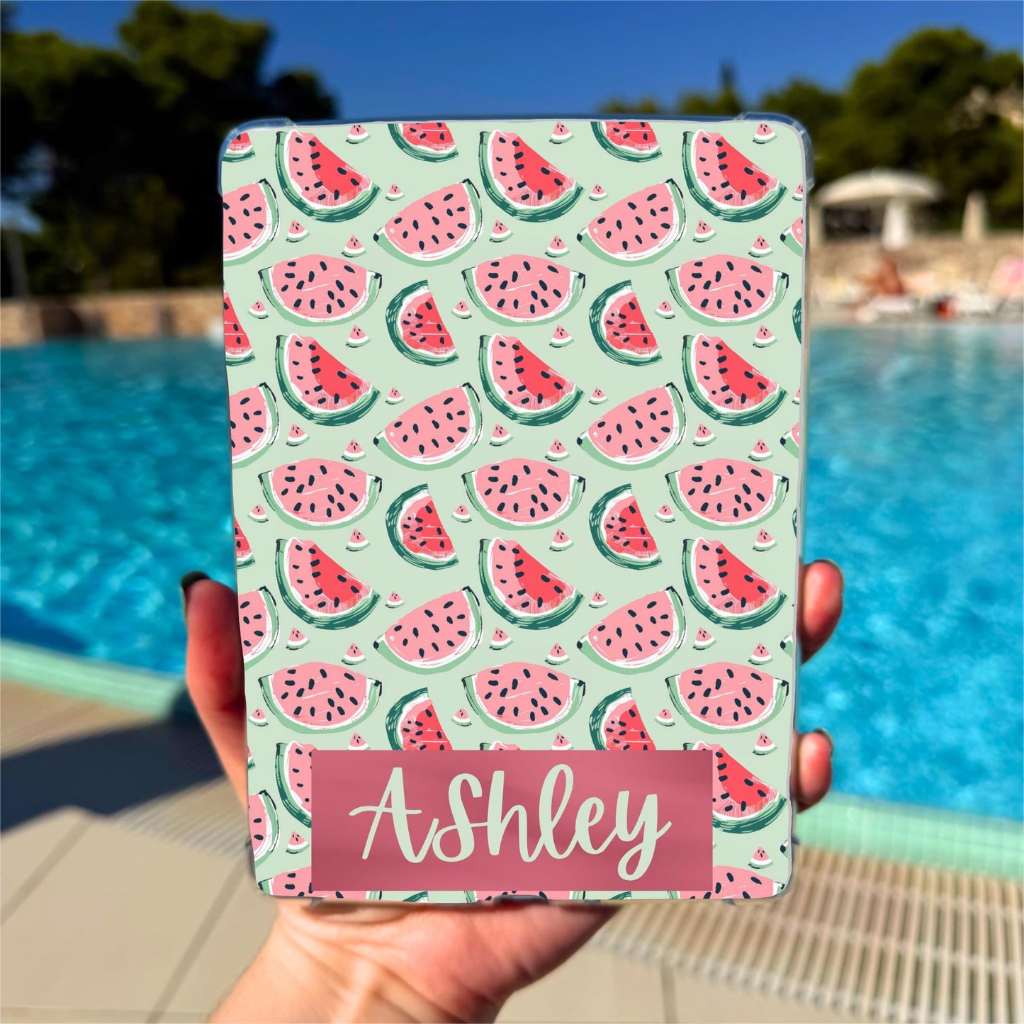 Kindle Clear Case Insert | Pink Floral by The Saltwater Press