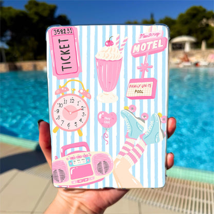 Kindle Clear Case Insert | Summer Retro Insert by The Saltwater Press