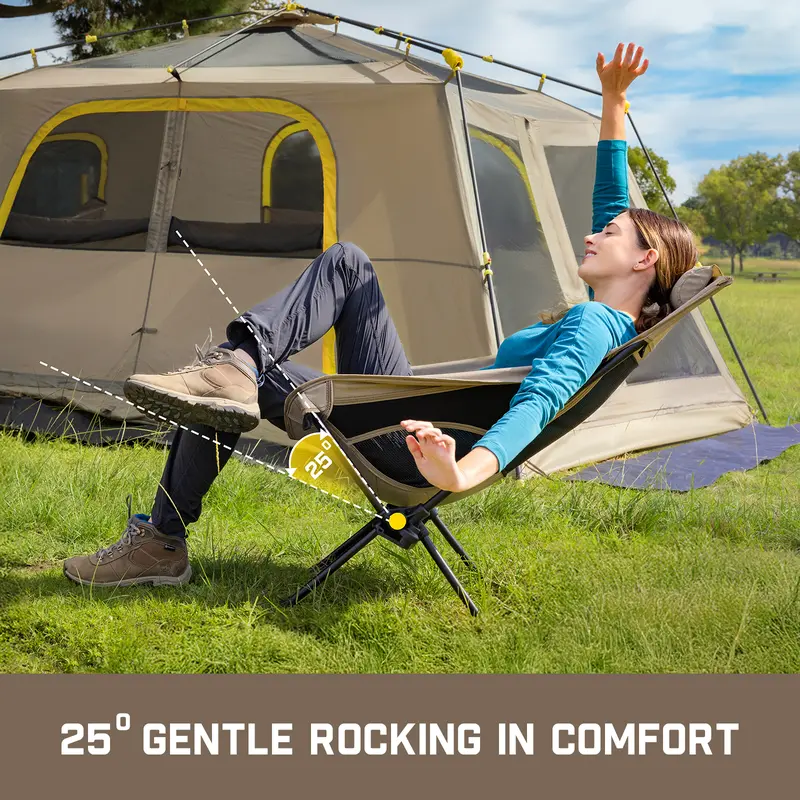Portable Folding Rocking Camping Chair
