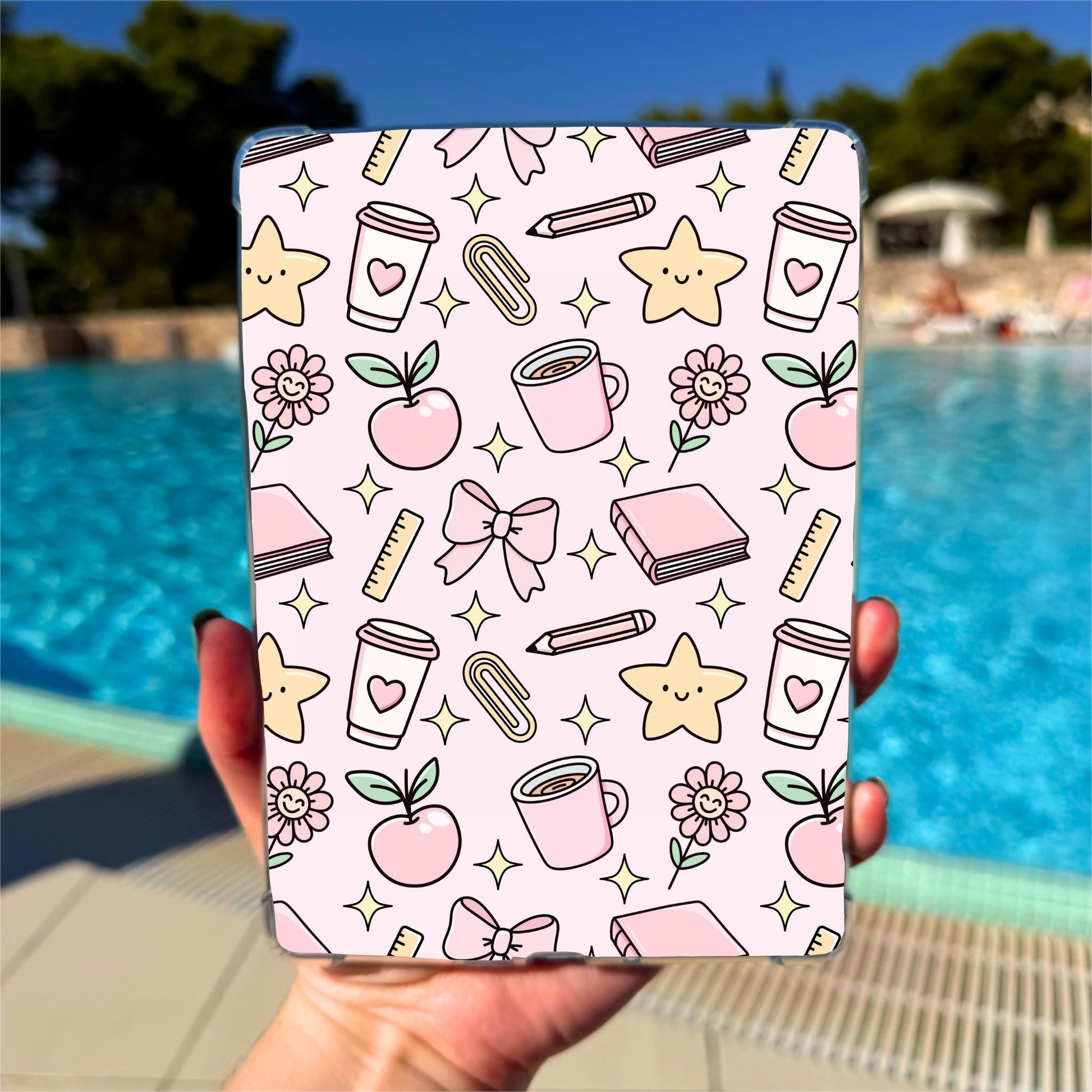 Kindle Clear Case Insert | School by The Saltwater Press